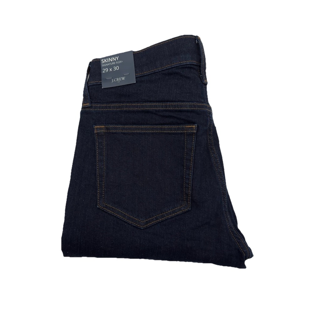 J Crew Factory Skinny Fit Jean in Signature Flex Dark‎ Wash Size 29x30 AZ860 NEW